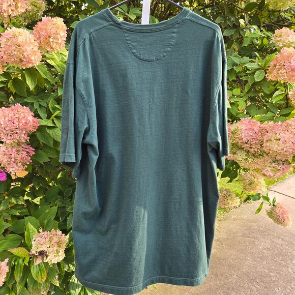 Work with a Bunch of Tools Duluth Trading Dark Green Relaxed Longtail T sz Large - Picture 5 of 7